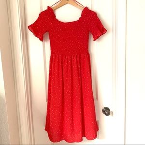 Red Polka Dot Maternity Dress